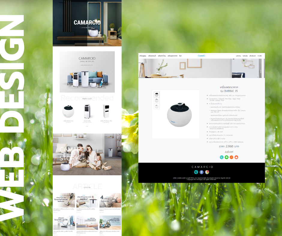 ออกแบบเว็บไซต์