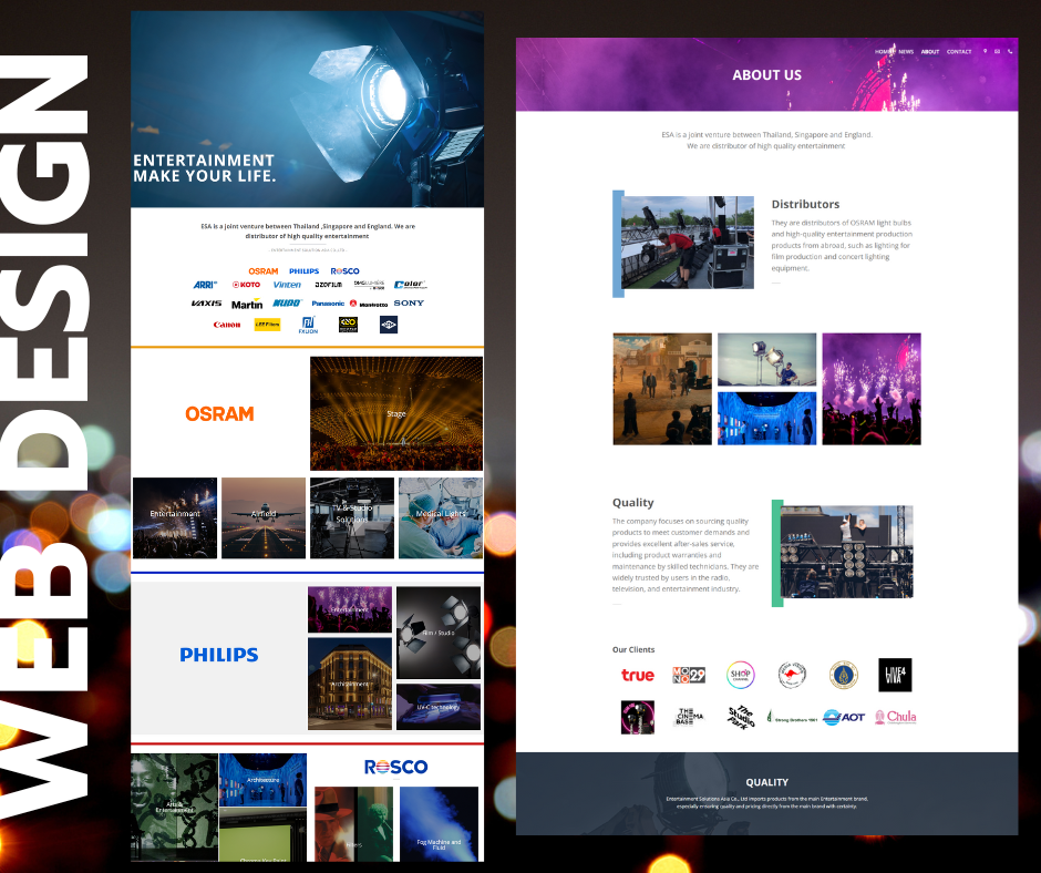 ออกแบบเว็บไซต์